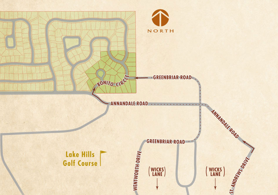 The Ranch at Lake Hills - Vicinity Map